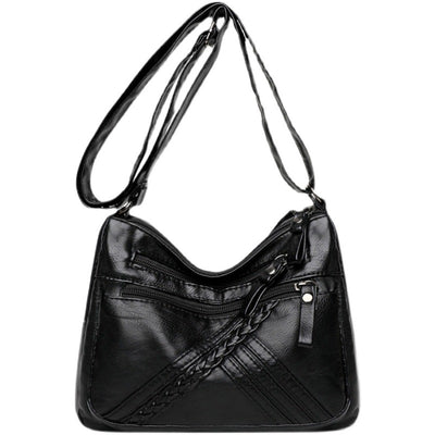 Bolso Bandolera de Cuero Suave para Mujer Madura - Elegancia y Comodidad - Image 4