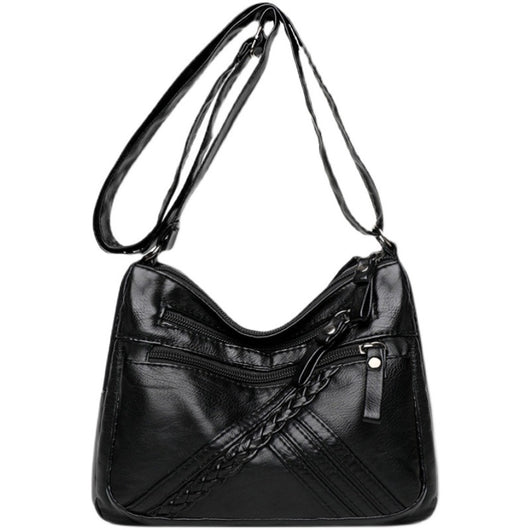 Bolso Bandolera de Cuero Suave para Mujer Madura - Elegancia y Comodidad - Image 4