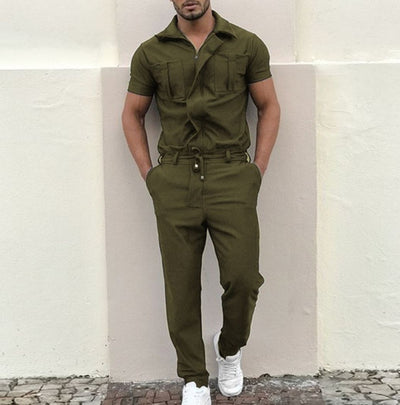 Pantalón Casual Suelto Hombre - Conjunto de Una Pieza - Image 12