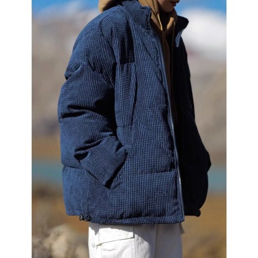 Chaqueta Retro de Pana Acolchada con Algodón - Image 6