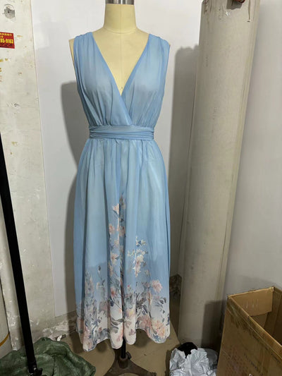Vestido de Noche Elegante Escote V Sofisticado - Image 13