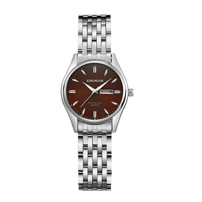 Reloj Dual Calendario para Hombre y Mujer Resistente al Agua Cuarzo Preciso - Image 8