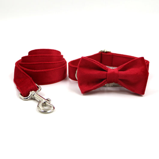 Conjunto de Corbatín y Collar a Cuadros para Perro - Image 9