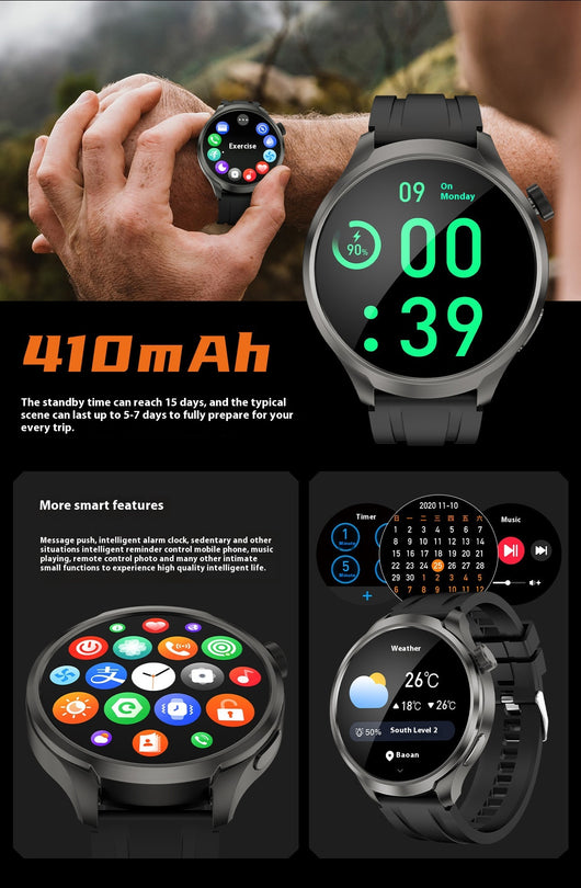 Reloj Deportivo Inteligente con Monitor de Frecuencia Cardíaca y Brújula - Image 18