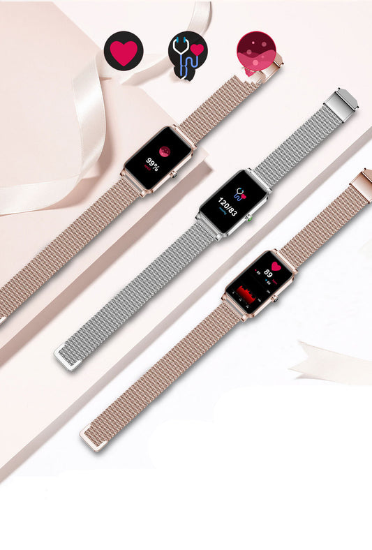 Pulsera Inteligente ZX19 para Mujer - Monitor de Ritmo Cardíaco y Presión Arterial - Image 2