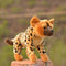 Peluche Realista de Perro Salvaje Africano e Hiena
