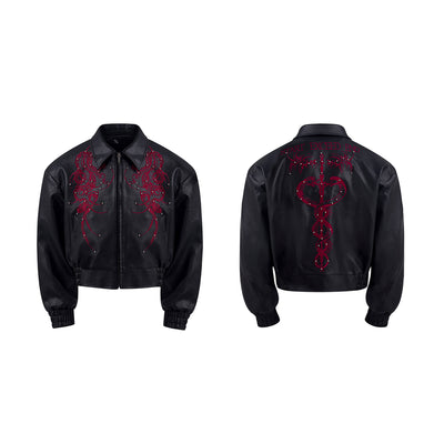 Abrigo de Cuero PU con Tachas Metálicas - Estilo Street - Image 7