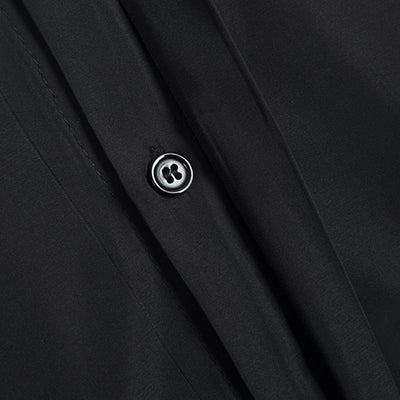 Jumpsuit Negro Suelto para Mujer con Mangas Murciélago - Image 4
