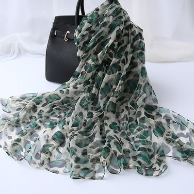 Pañuelo de Seda Decorativo Versátil para Mujer - Image 7