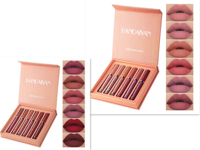 Set de Labiales Líquidos Mate No Pegajosos con Estuche de Regalo - Image 6