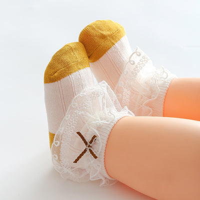 Calcetines de Encaje Coreanos para Danza y Uso Diario - Image 4