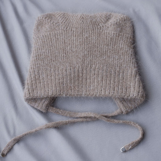 Gorro Tejido Cálido con Orejas de Gato - Pelaje de Conejo Suave - Image 21