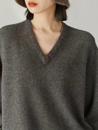 Suéter Tejido Escote en V para Mujer - Image 21