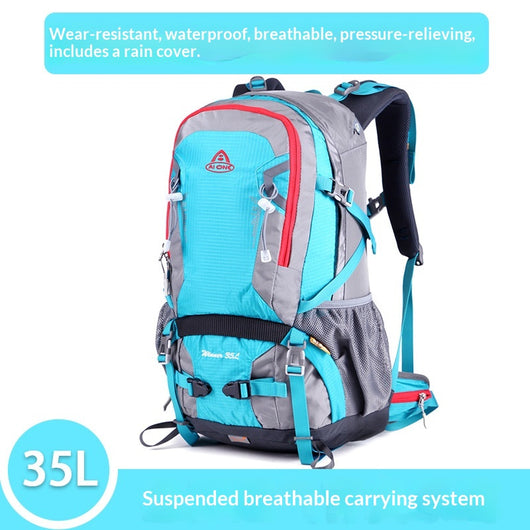 Mochila de Senderismo 35L Ultra Ligera - Tela Oxford Resistente Unisex - Image 11