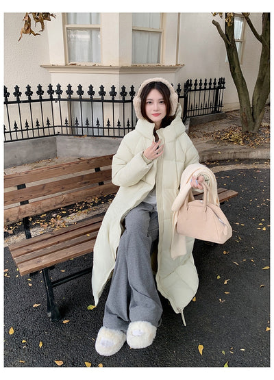 Chaqueta Acolchada Suelta para Mujer con Capucha - Abrigo de Algodón - Image 12