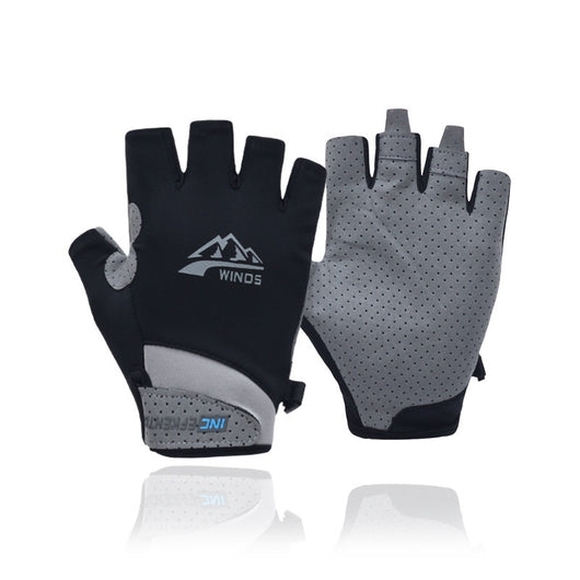 Guantes de Ciclismo Deportivos Medio Dedo Pantalla Táctil Transpirables con Protección Solar - Image 14