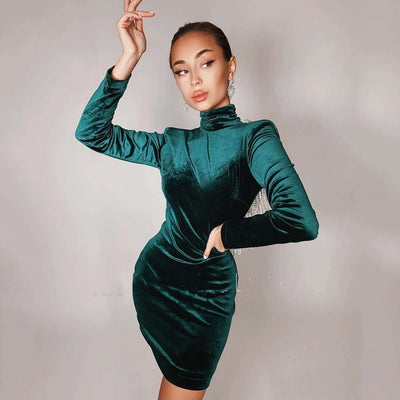 Vestido Ajustado de Fiesta con Espalda Descubierta - Image 13