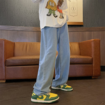 Pantalones Jeans Hombre Baggy Retro Straight Fit - Image 3