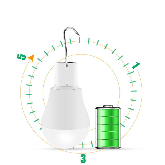 Bombilla LED Recargable USB con Panel Solar Portátil - Image 3