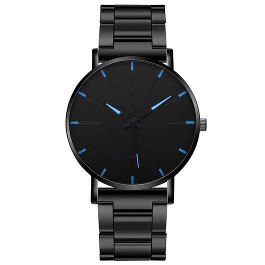 Reloj Ejecutivo Ultra Delgado con Correa de Acero Inoxidable para Hombre - Image 8