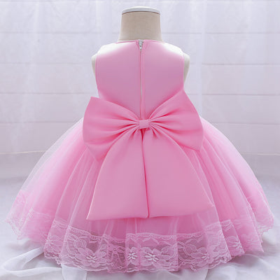 Vestido de Niña Europeo Americano con Bordado en Malla - Image 18