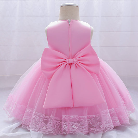 Vestido de Niña Europeo Americano con Bordado en Malla - Image 18