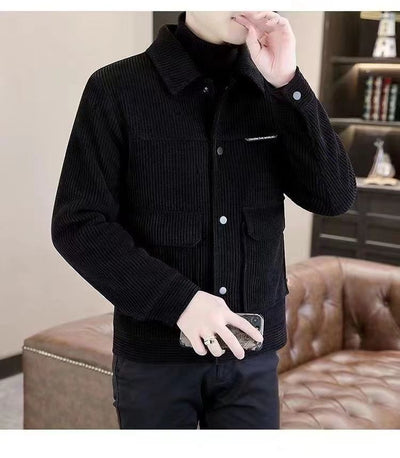Chaqueta de Pana Casual Elegante para el Trabajo - Image 9
