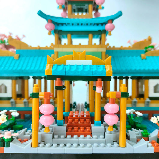 Bloques de Construcción Micro Partículas Pabellón Matrimonial - Puzzle 608 Piezas - Image 10