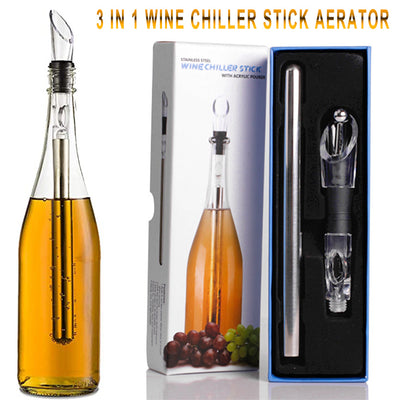 Enfriador de Vino Acero Inoxidable - Varilla Congeladora para Botellas