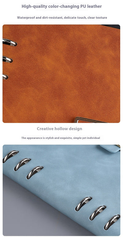 Cuaderno A5 Profesional con Hojas Removibles para Negocios y Reuniones - Image 16