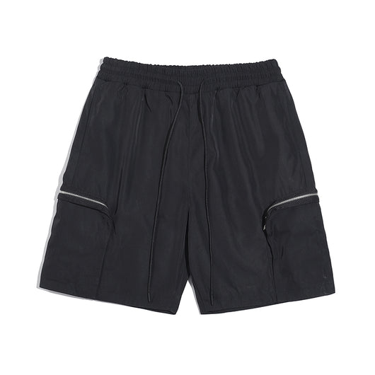 Shorts Casuales Holgados de Bolsillos Laterales - Estilo Urbano Versátil - Image 10