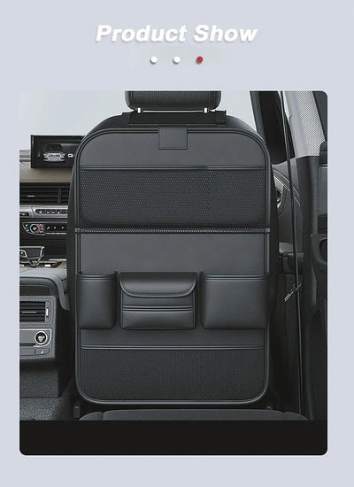 Organizador de Asiento Trasero Auto con Bandeja Plegable y Soporte para Tablet - Image 17