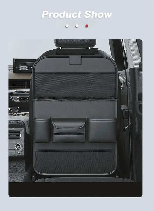 Organizador de Asiento Trasero Auto con Bandeja Plegable y Soporte para Tablet - Image 17