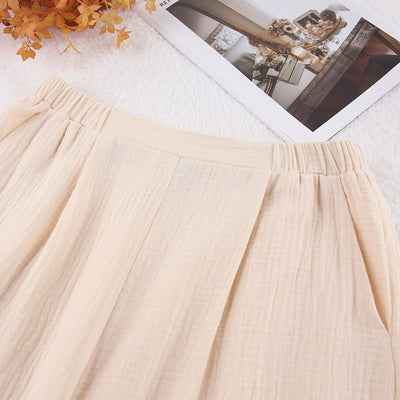 Traje Ejecutivo de Doble Capa en Crepe con Pantalón Suelto de Manga Larga - Image 13
