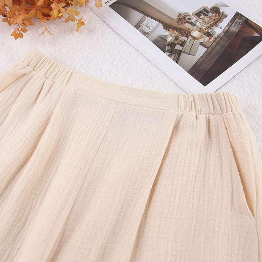 Traje Ejecutivo de Doble Capa en Crepe con Pantalón Suelto de Manga Larga - Image 13