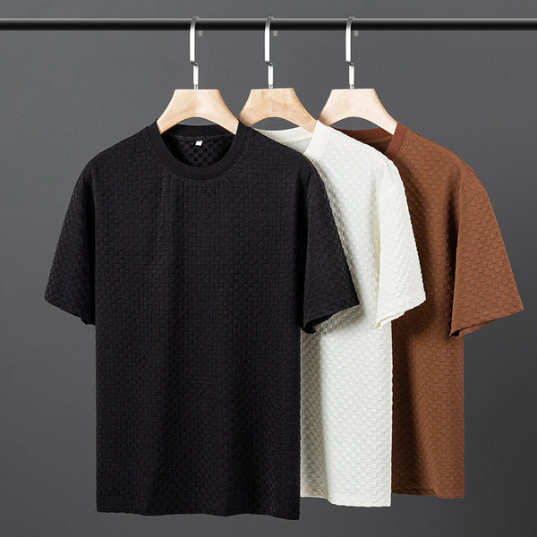 Conjunto de Dos Piezas Elegante Cuello Redondo Manga Corta