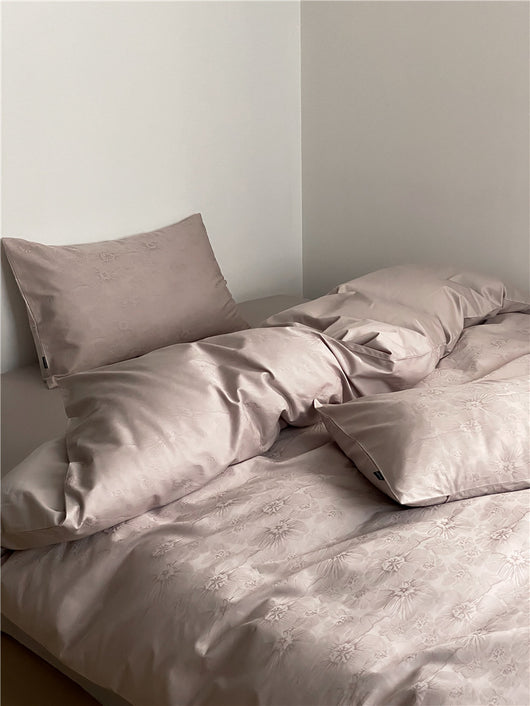 Juego de Cama Jacquard Terciopelo Algodón Puro 4 Piezas - Image 13