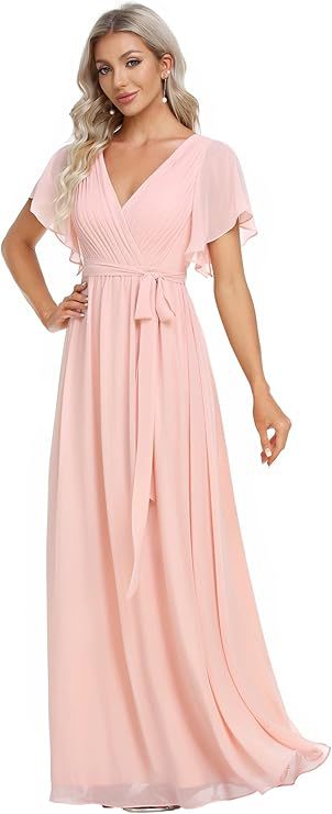 Vestido de Noche Mesh Unicolor Elegante - Image 23