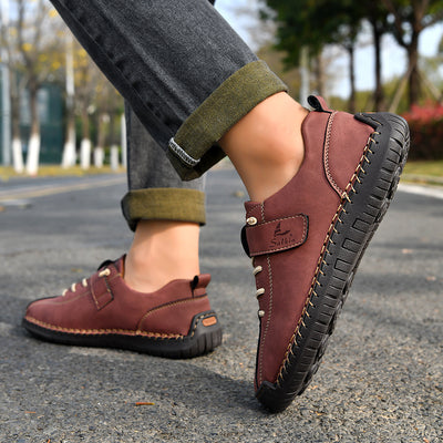 Botas Cortas para Hombre Talla Grande con Costura a Mano - Image 14