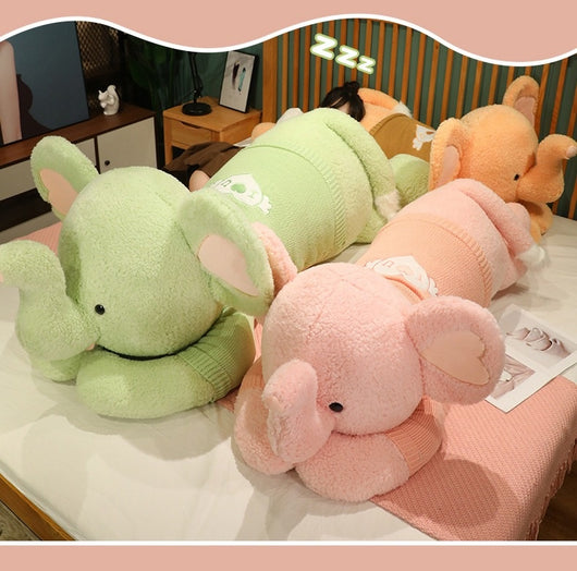 Almohada Decorativa Elefante Gigante de Peluche Suave - Image 22