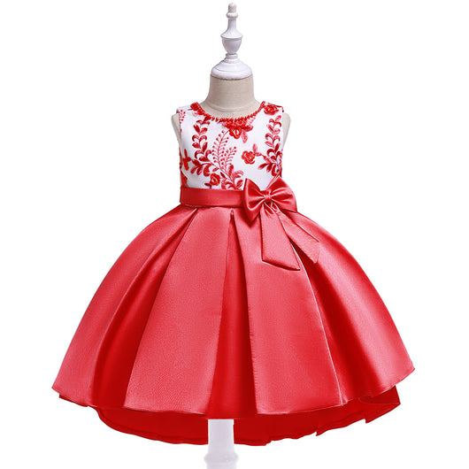 Vestido Infantil de Satén Twill Premium para Niñas - Image 9