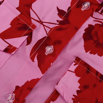 Conjunto Ejecutivo: Camisa Estampada con Falda de Cintura Alta y Abertura Lateral - Image 14
