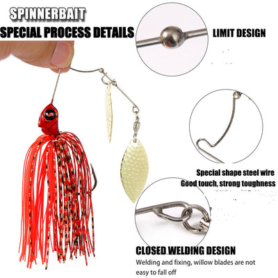 Señuelo Articulado con Cabeza de Lentejuelas para Pesca de Bajo - Image 16