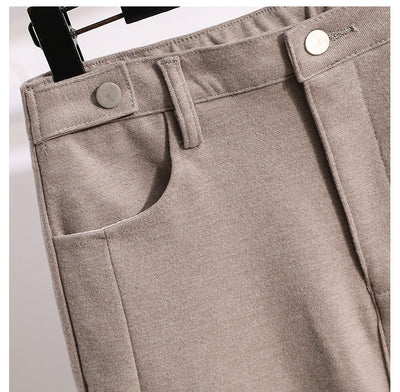 Pantalones de Lana Cintura Alta Sueltos y Reductores - Image 19