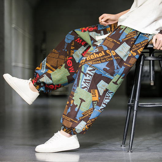 Pantalones Casuales Holgados Transpirables para Hombre - Image 8