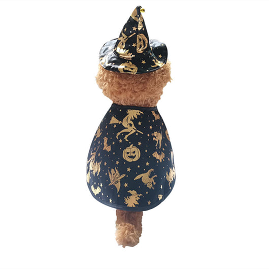 Conjunto de Capa de Mago Impresa para Mascotas - Disfraz Halloween - Image 10