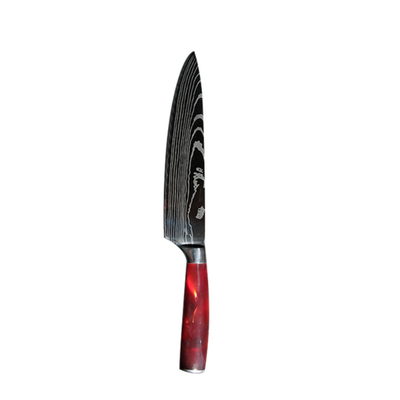 Cuchillo de Chef 8 Pulgadas con Mango de Resina Azul - Image 28