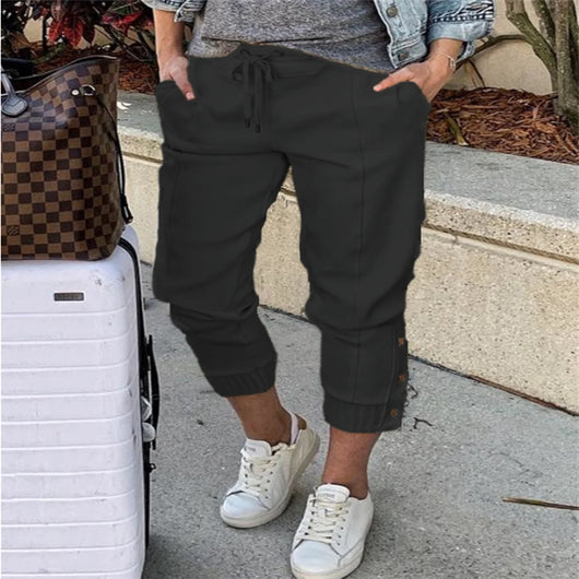Pantalones Casuales de Mujer en Colores Lisos - Image 9