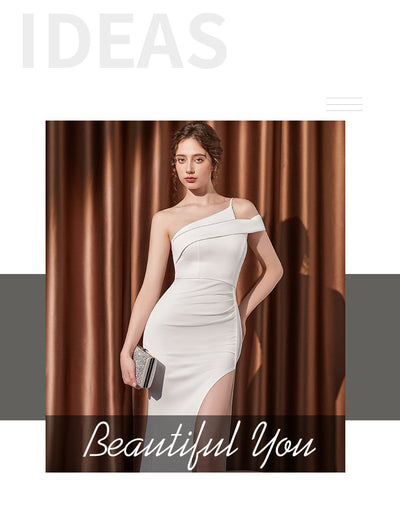 Vestido Largo de Cola de Pez para Dama Elegante y Sofisticado - Image 10