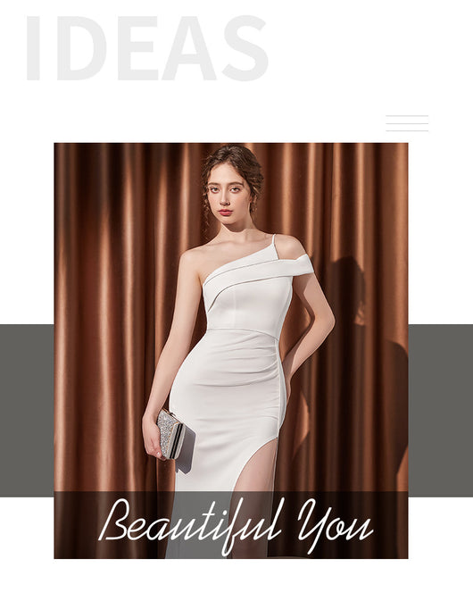 Vestido Largo de Cola de Pez para Dama Elegante y Sofisticado - Image 10